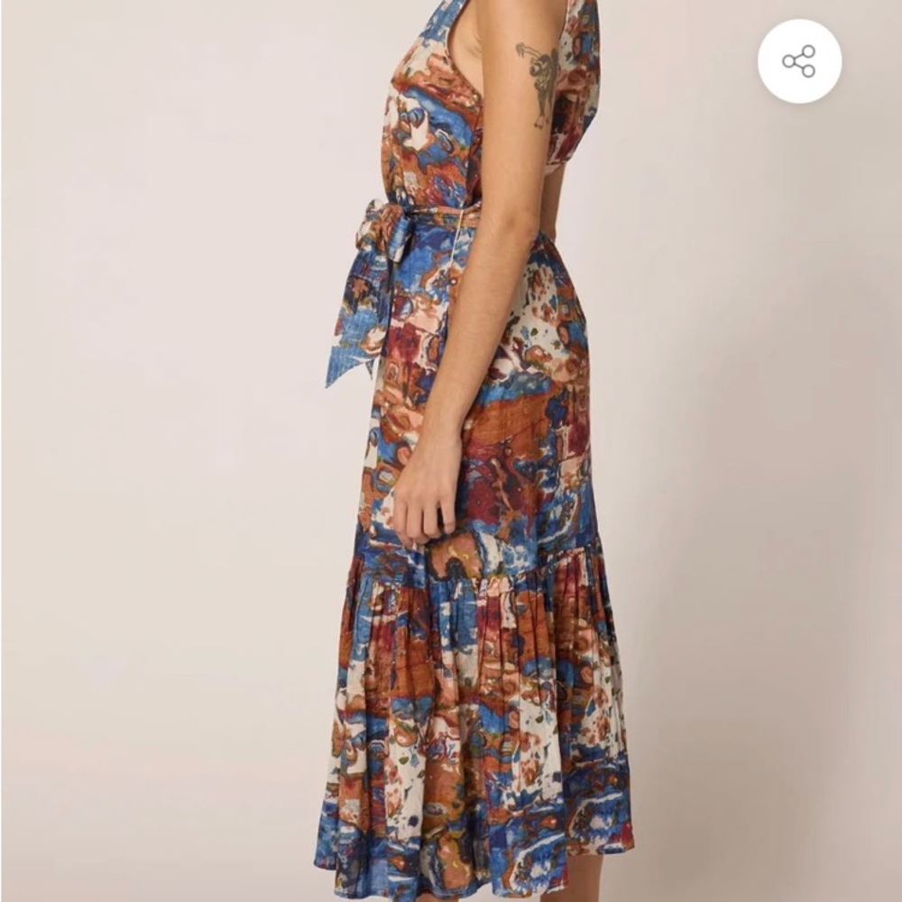 CLEOBELLA Izora midi dress‎ murano multi-color size S - Picture 5 of 16